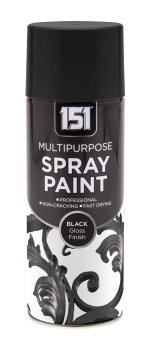 151 Spray Paint Black Gloss 400ml 151 Spray Paint Black Gloss 400ml